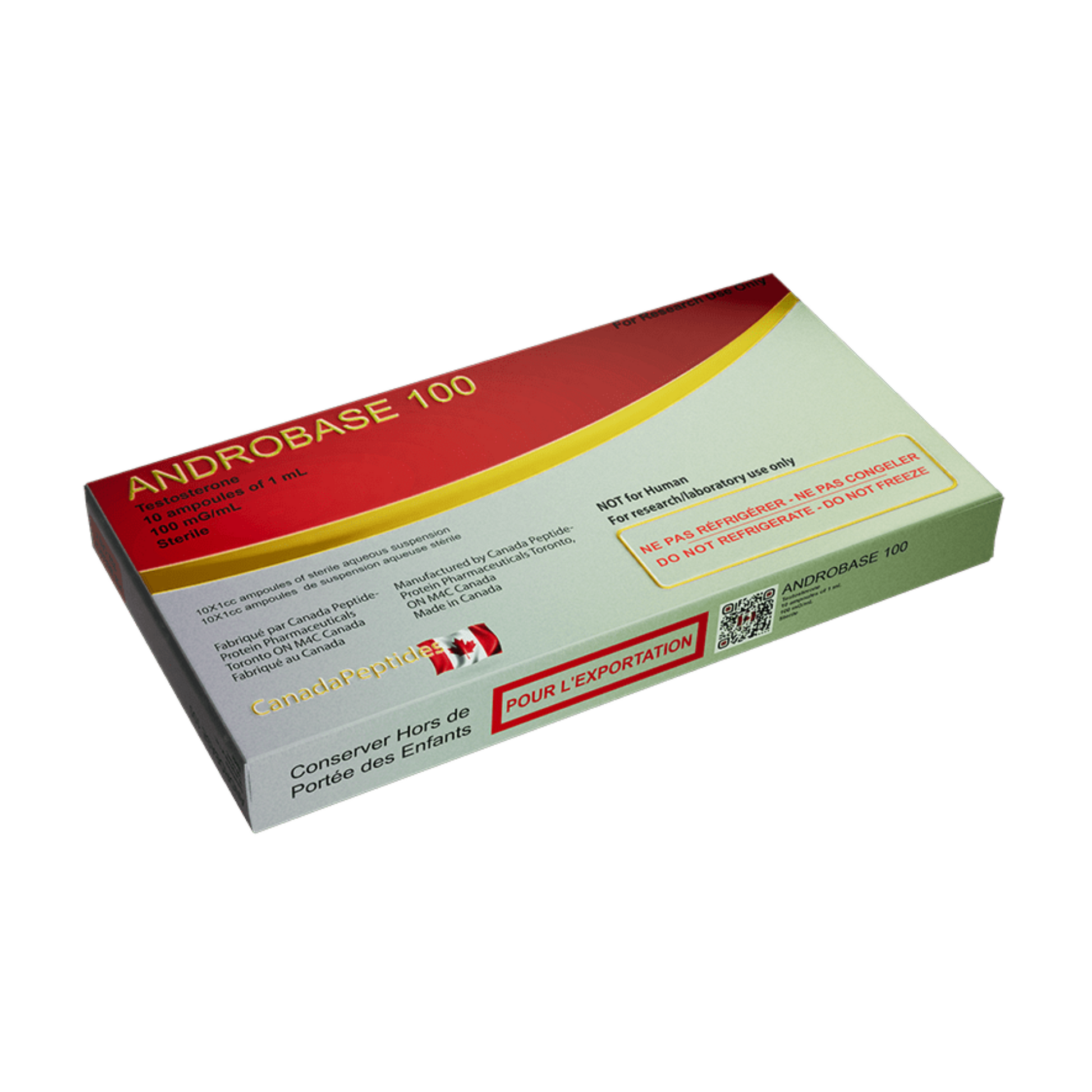 Enantato 100mg 10x 1ml Canadá Bio Labs - AES LABS