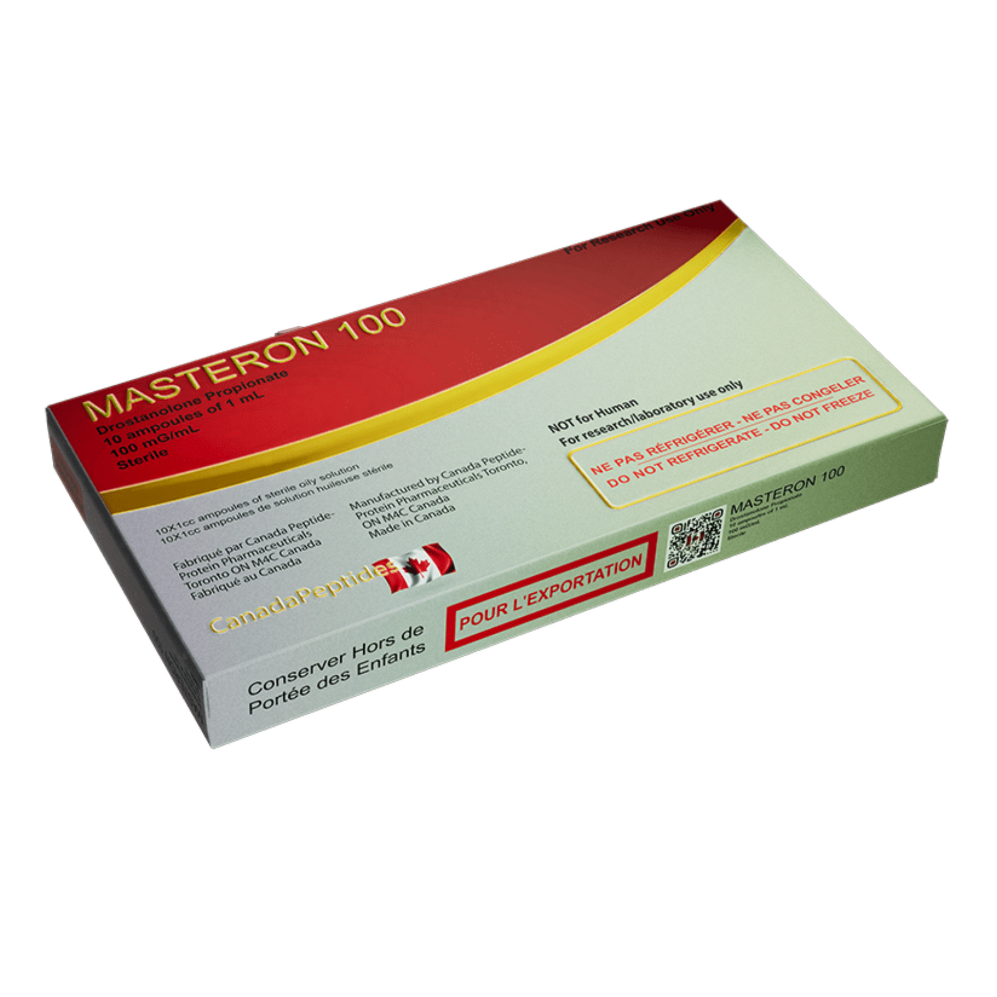 Masteron 100mg 10x 1ml Canadá Bio Labs - AES LABS