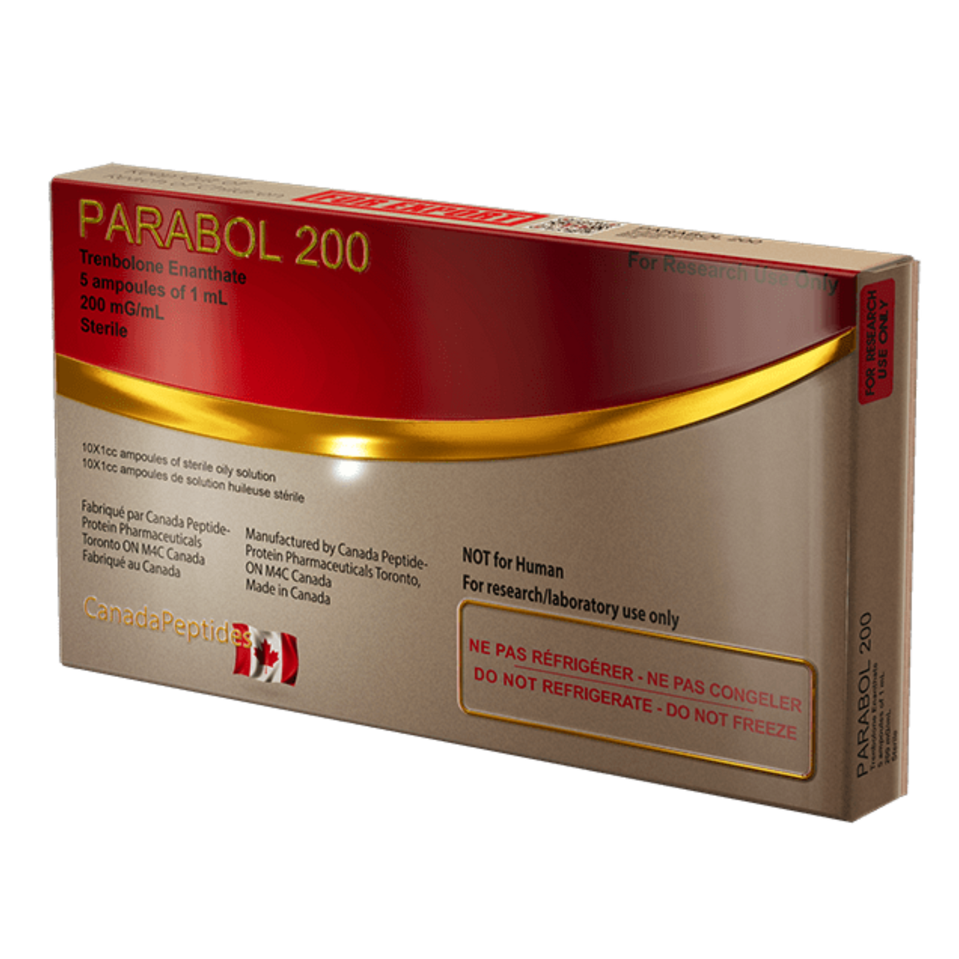 Trembolona Enantato 200 mg 10x 1ml Canadá Bio Labs - AES LABS