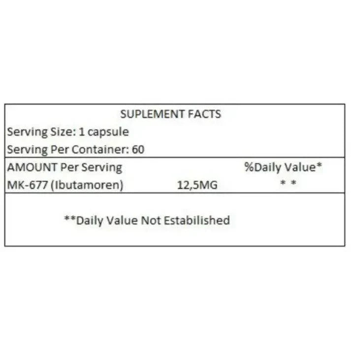 MK-677 12,5mg (60) - Dragon Elite - AES LABS
